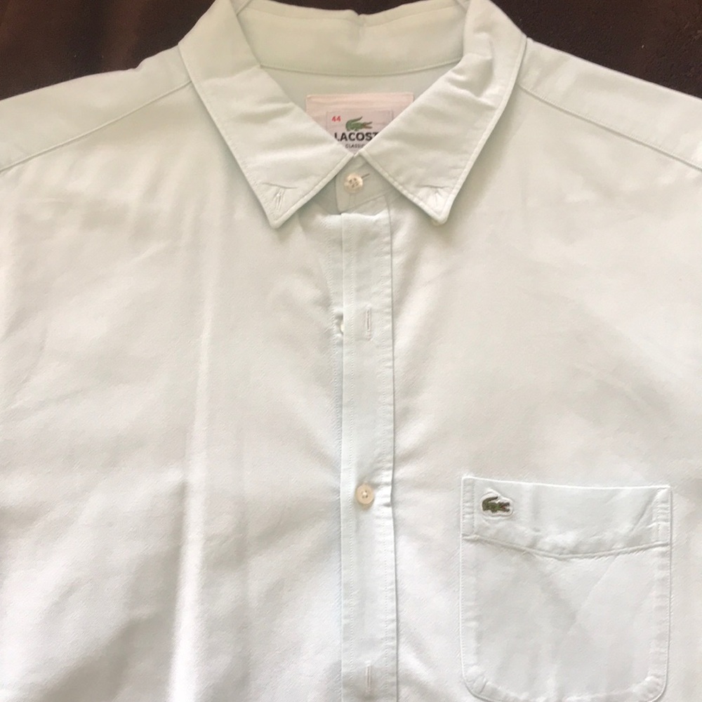Key Lime Green Lacoste Men’s Button Down Shirt